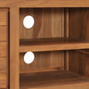 tv-skab 110x30x40 cm massivt teaktræ