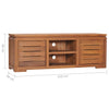 tv-skab 110x30x40 cm massivt teaktræ