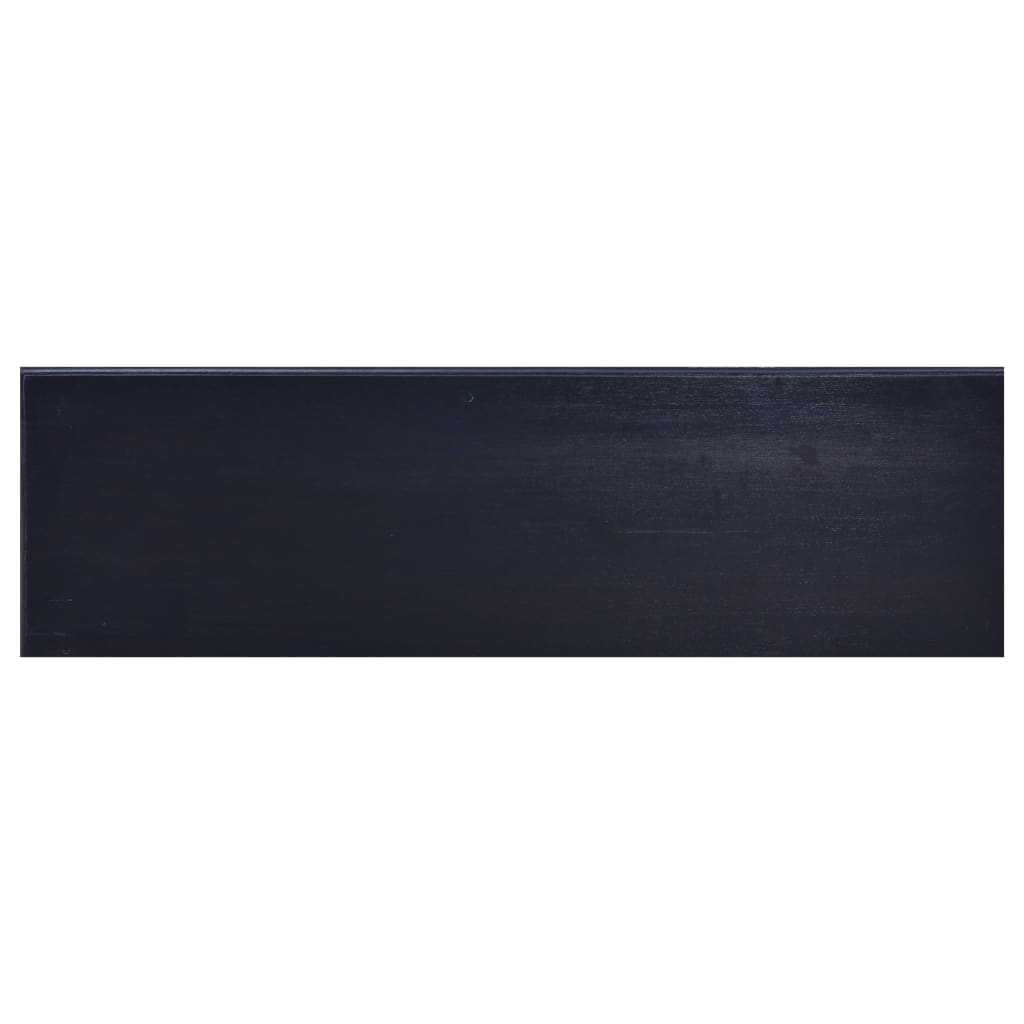 tv-skab 100x30x45 cm massivt mahognitræ mørkebrun