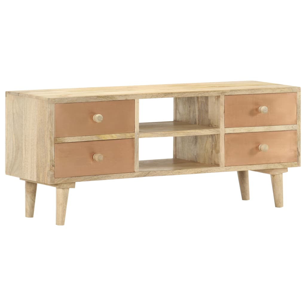 tv-skab 110x30x45 cm massivt mangotræ