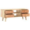 tv-skab 110x30x45 cm massivt mangotræ