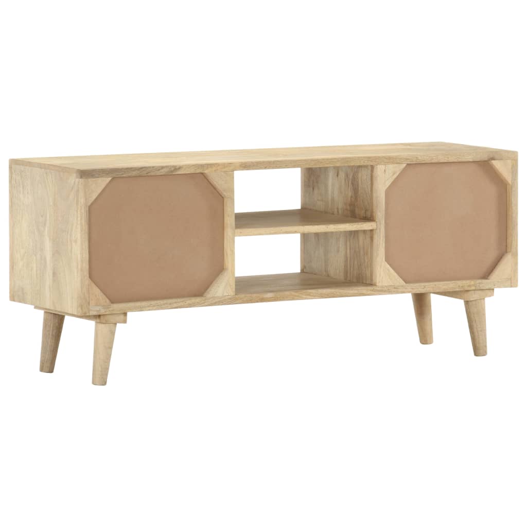 tv-skab 110x30x45 cm massivt mangotræ