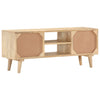 tv-skab 110x30x45 cm massivt mangotræ
