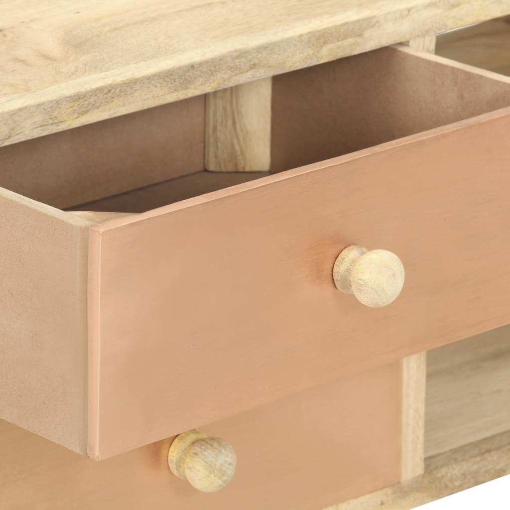 tv-skab 110x30x45 cm massivt mangotræ