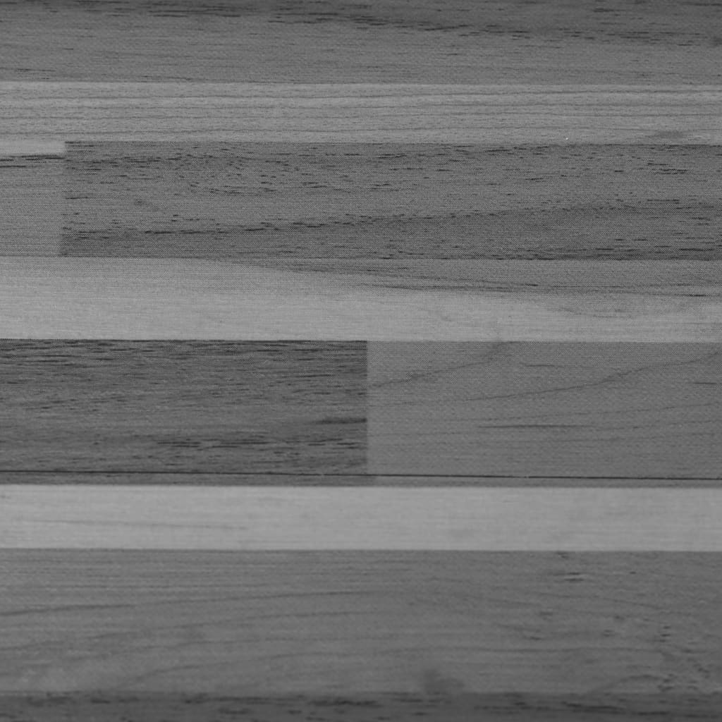 selvklæbende gulvbrædder 5,02 m² 2 mm PVC gråstribet