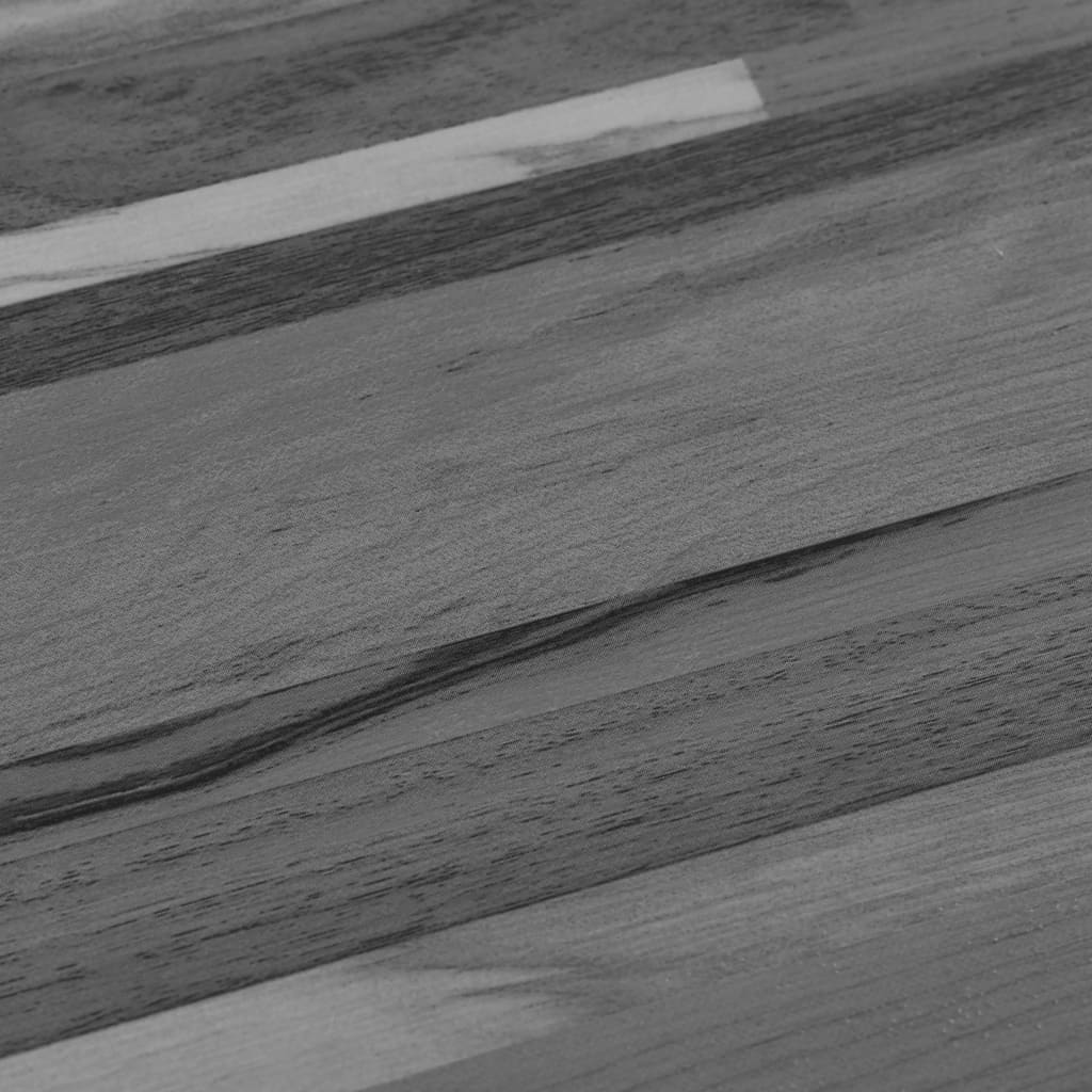selvklæbende gulvbrædder 5,02 m² 2 mm PVC gråstribet