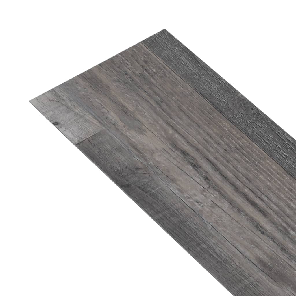 selvklæbende gulvbrædder 5,02 m² 2 mm PVC industrielt træ