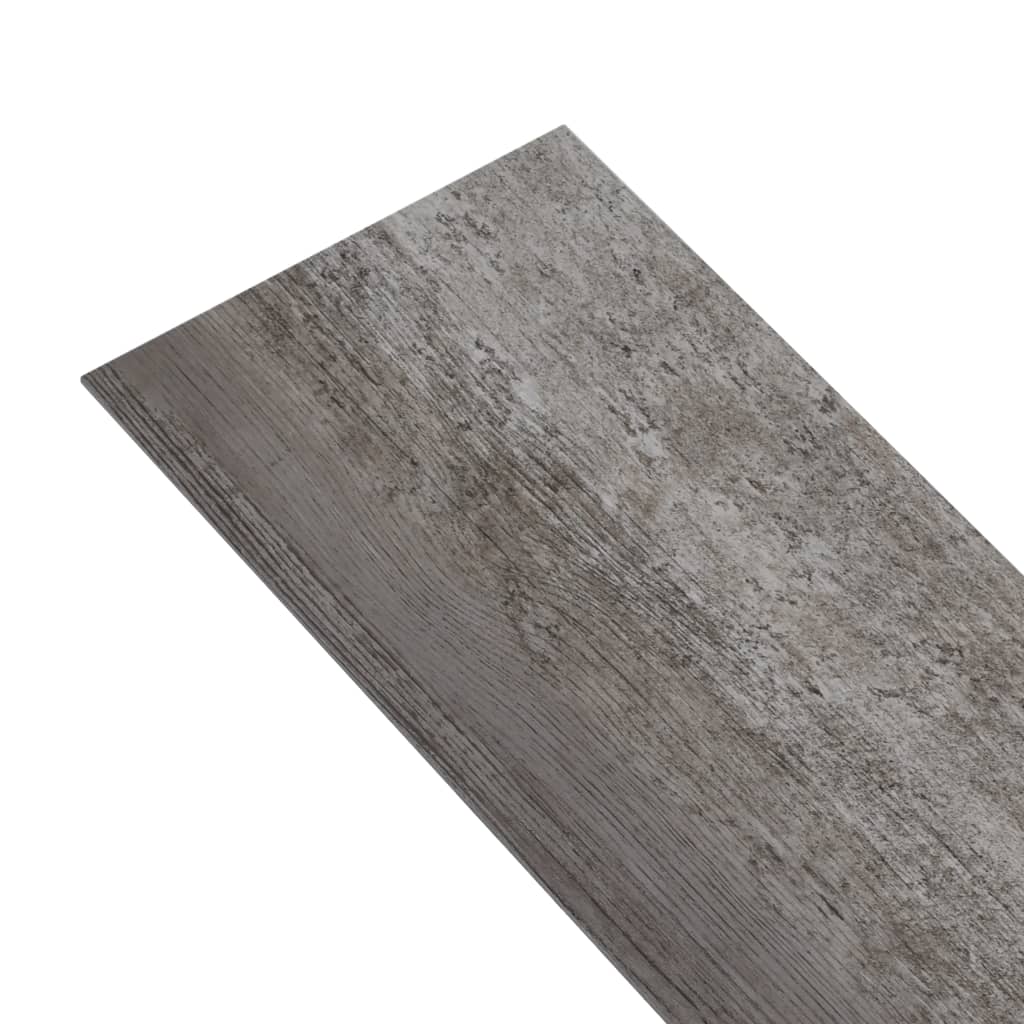 selvklæbende gulvbrædder 5,02 m² 2 mm PVC stribet træ
