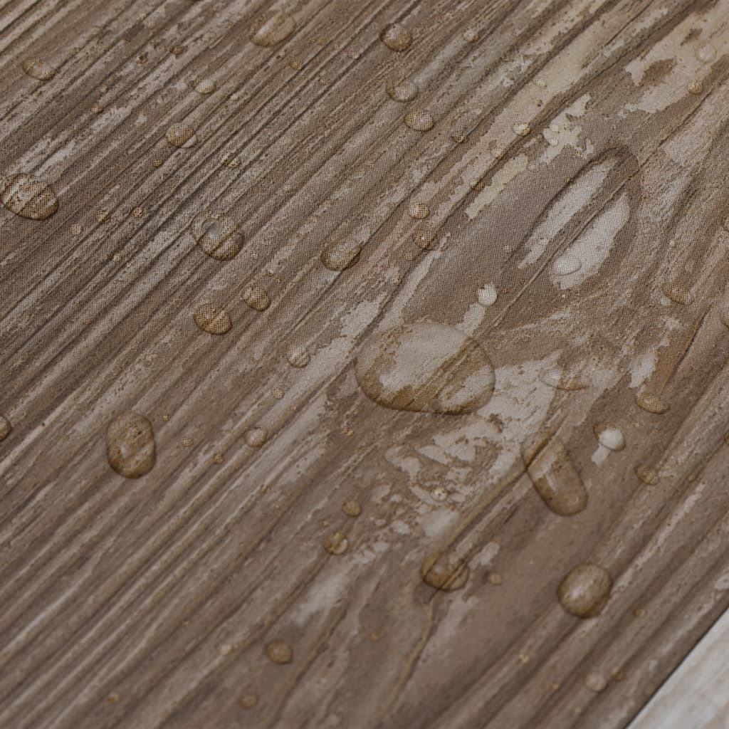 selvklæbende gulvbrædder 5,02 m² 2 mm PVC mat trævasket