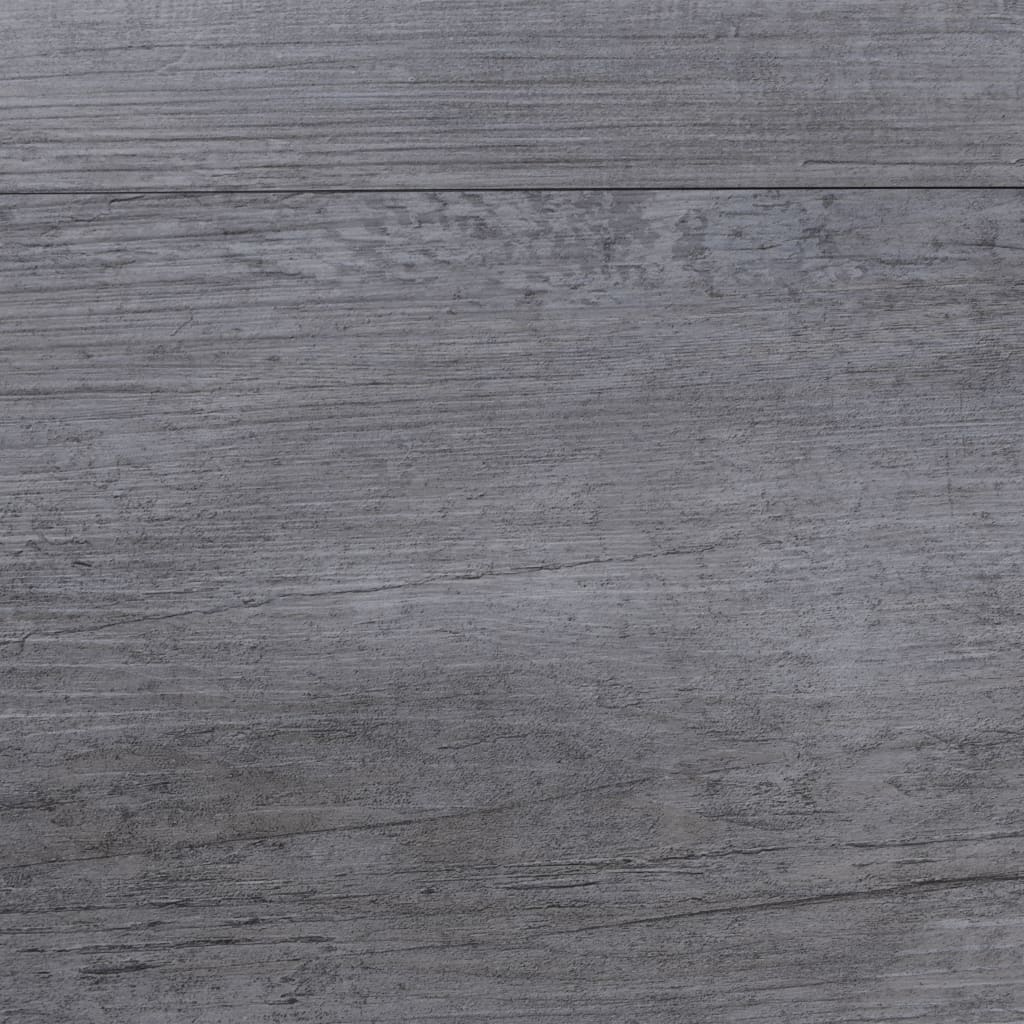 selvklæbende gulvbrædder 5,02 m² 2 mm PVC mat trægrå