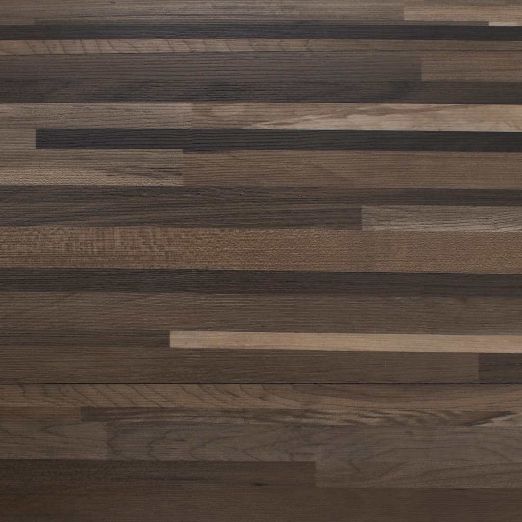selvklæbende gulvbrædder 5,02 m² 2 mm PVC brunstribet