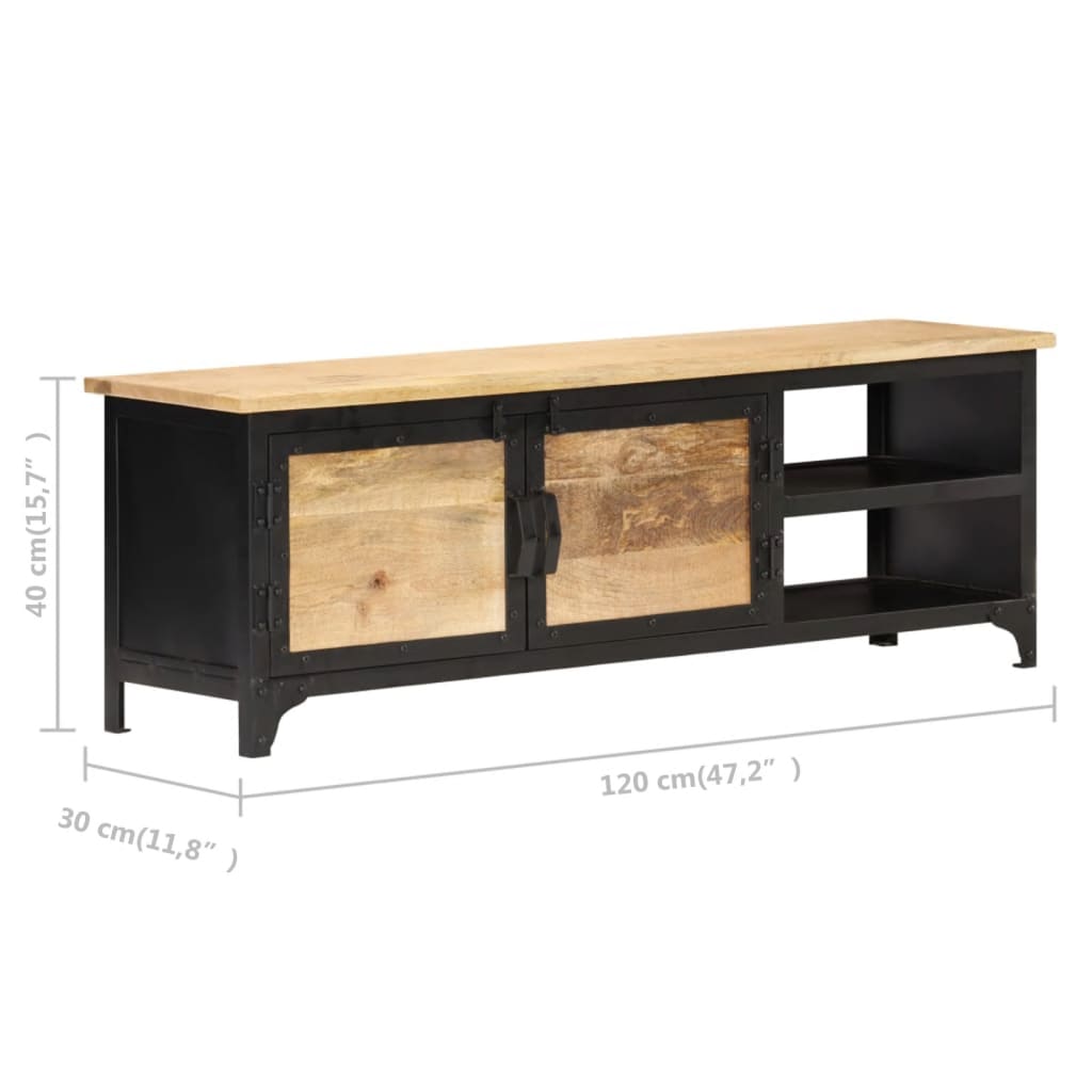 tv-skab 120x30x40 cm ru mangotræ