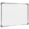 magnetisk whiteboard 90x60 cm stål hvid
