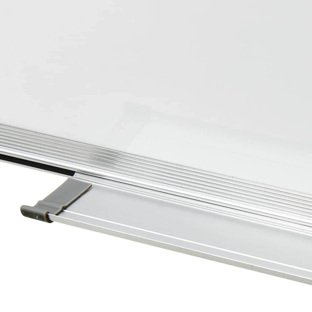 magnetisk whiteboard 90x60 cm stål hvid