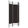 3-panels rumdeler 120x180 cm brun