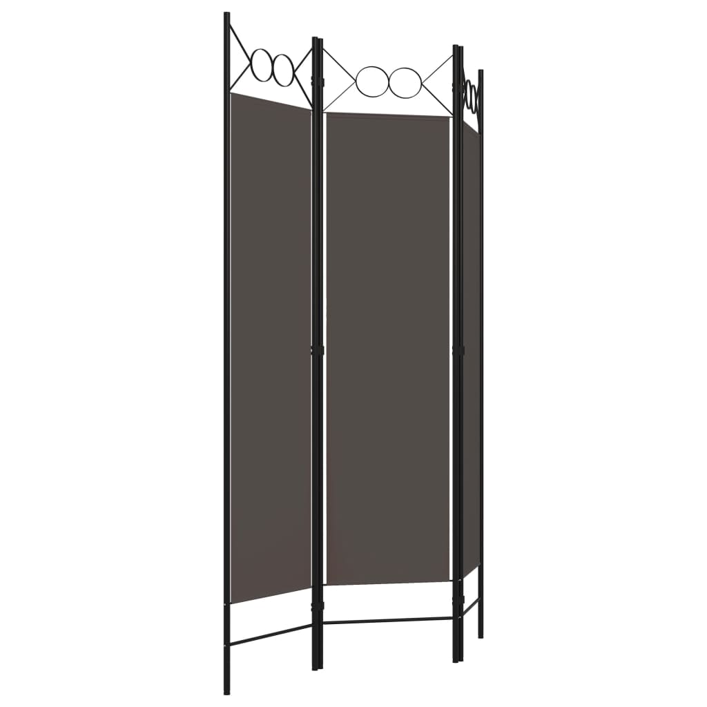 3-panels rumdeler 120x180 cm antracitgrå