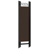 5-panels rumdeler 200x180 cm brun