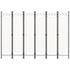 6-panels rumdeler 240 x 180 cm hvid
