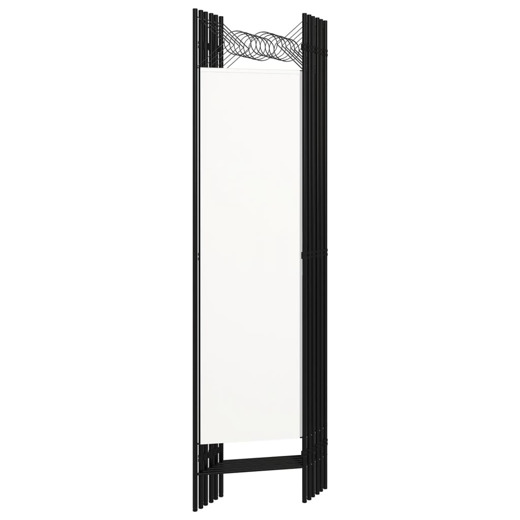 6-panels rumdeler 240 x 180 cm hvid