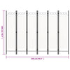 6-panels rumdeler 240 x 180 cm hvid