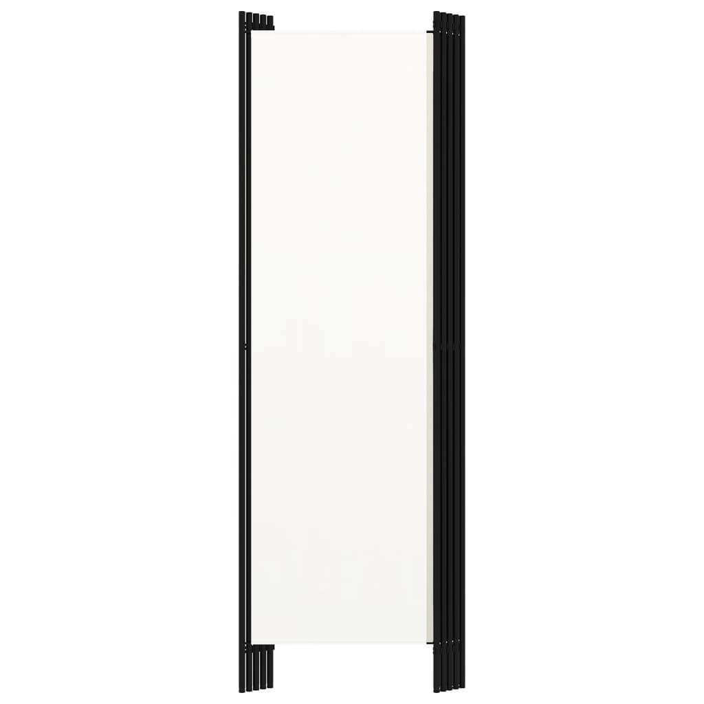 5-panels rumdeler 250 x 180 cm hvid