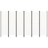 6-panels rumdeler 300 x 180 cm hvid