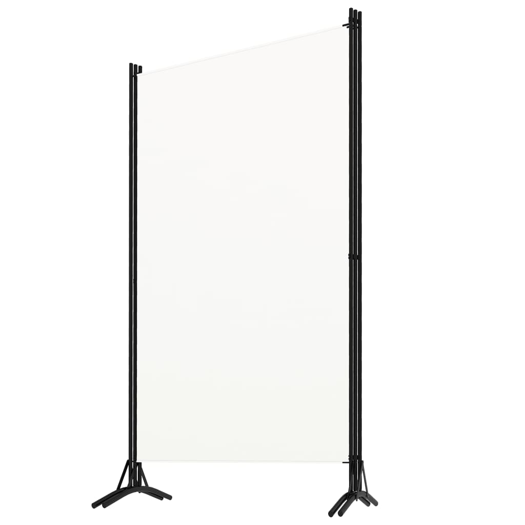 3-panels rumdeler 260x180 cm stof hvid