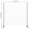 rumdeler 175x180 cm stof hvid