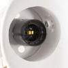 industrielle væg-/loftlamper 2 stk. 20x25 cm E27 hvid