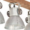industriel loftlampe E27 mangotræ sølvfarvet