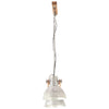 industriel hængelampe 25 W 109 cm E27 sølvfarvet