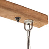 industriel hængelampe 25 W 109 cm E27 sølvfarvet