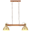 industriel hængelampe 25 W 109 cm E27 messingfarvet
