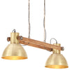 industriel hængelampe 25 W 109 cm E27 messingfarvet