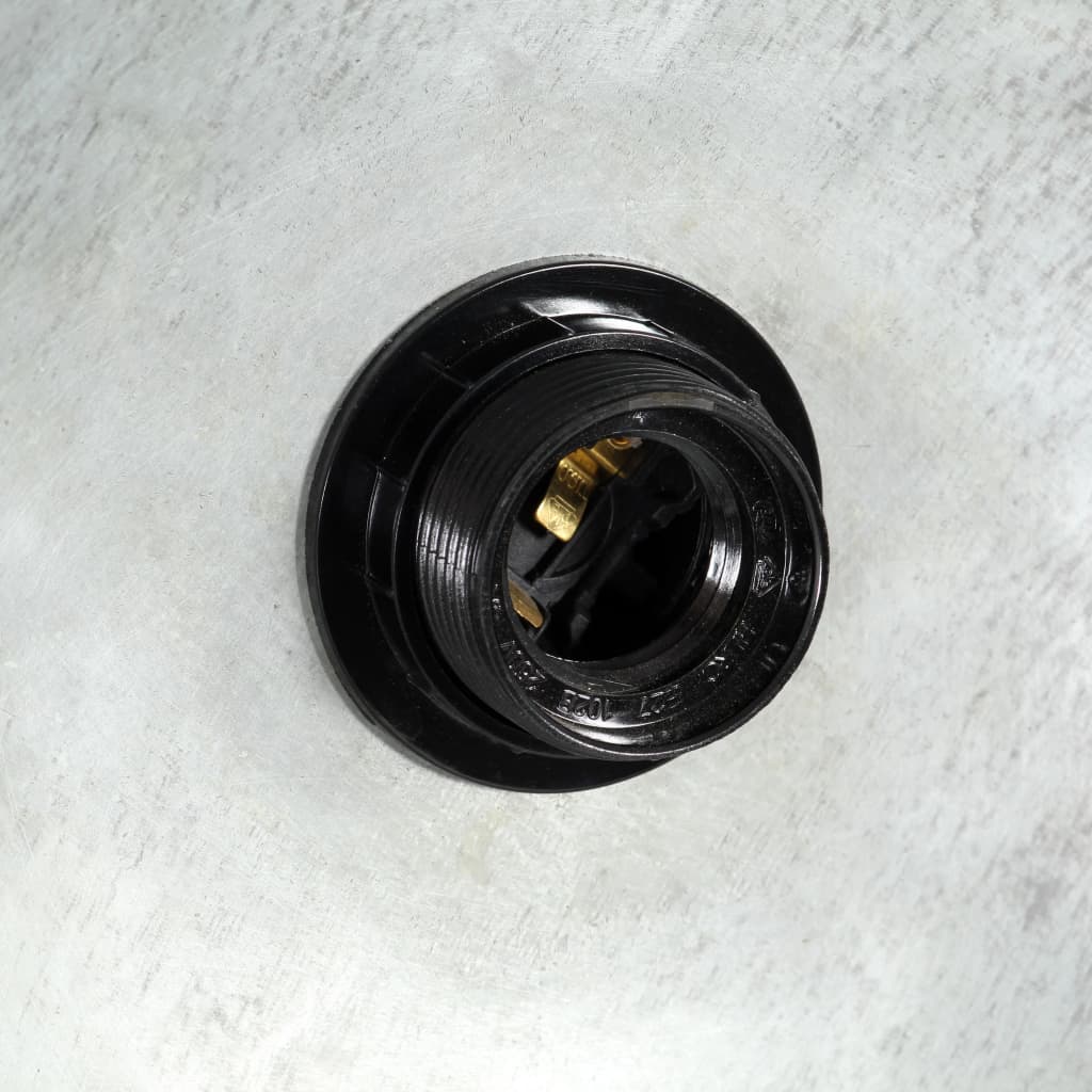 industriel hængelampe 25 W rund 40 cm E27 sølvfarvet