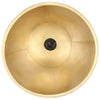 industriel hængelampe 25 W rund 40 cm E27 messingfarvet