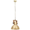 industriel hængelampe 25 W rund 30 cm E27 messingfarvet