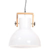 industriel hængelampe 25 W rund 40 cm E27 hvid