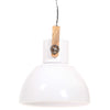 industriel hængelampe 25 W rund 40 cm E27 hvid