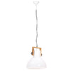 industriel hængelampe 25 W rund 40 cm E27 hvid