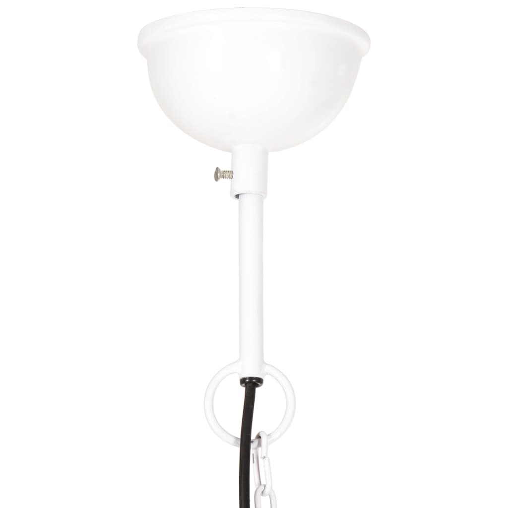 industriel hængelampe 25 W rund 40 cm E27 hvid