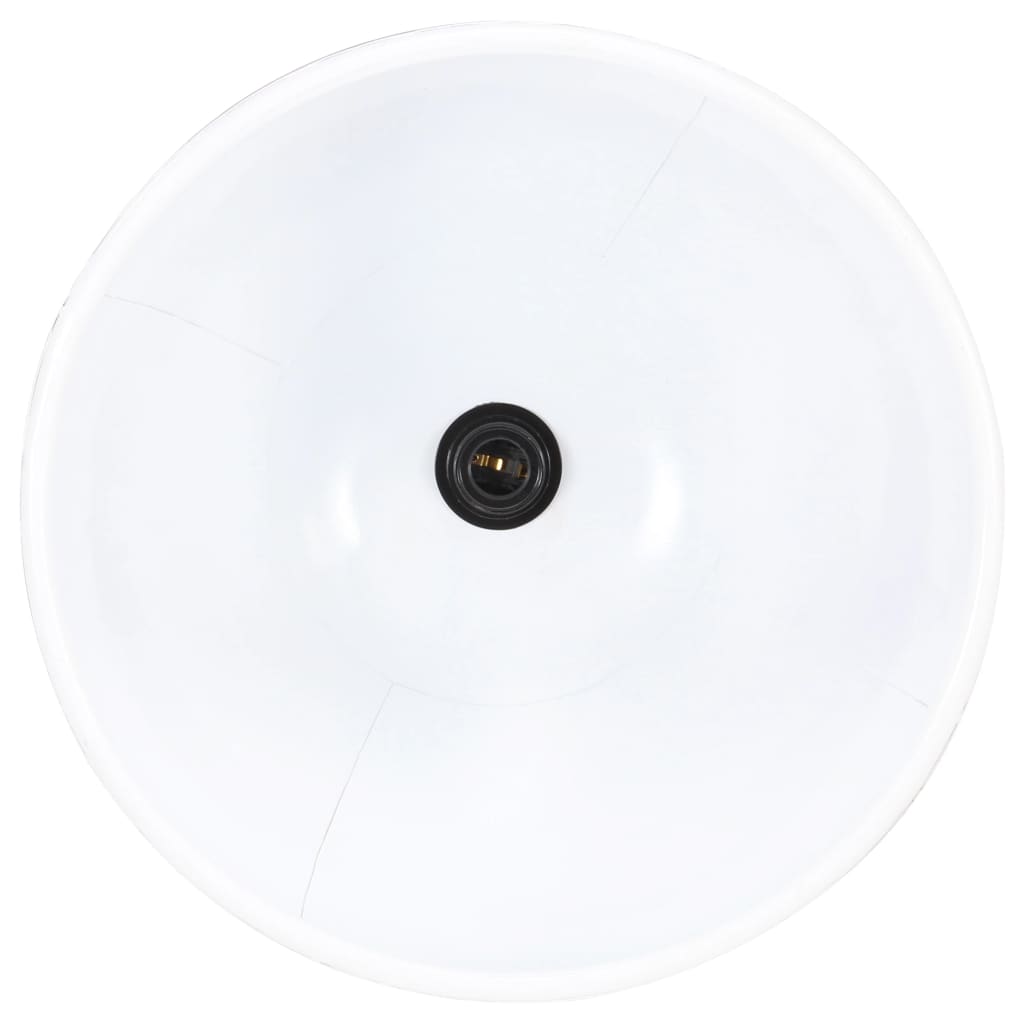 industriel hængelampe 25 W rund 40 cm E27 hvid