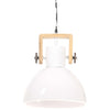 industriel hængelampe 25 W rund 30 cm E27 hvid