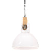 industriel hængelampe 25 W rund 30 cm E27 hvid