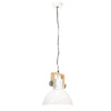 industriel hængelampe 25 W rund 30 cm E27 hvid