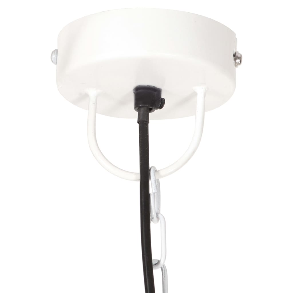 industriel hængelampe 25 W rund 30 cm E27 hvid