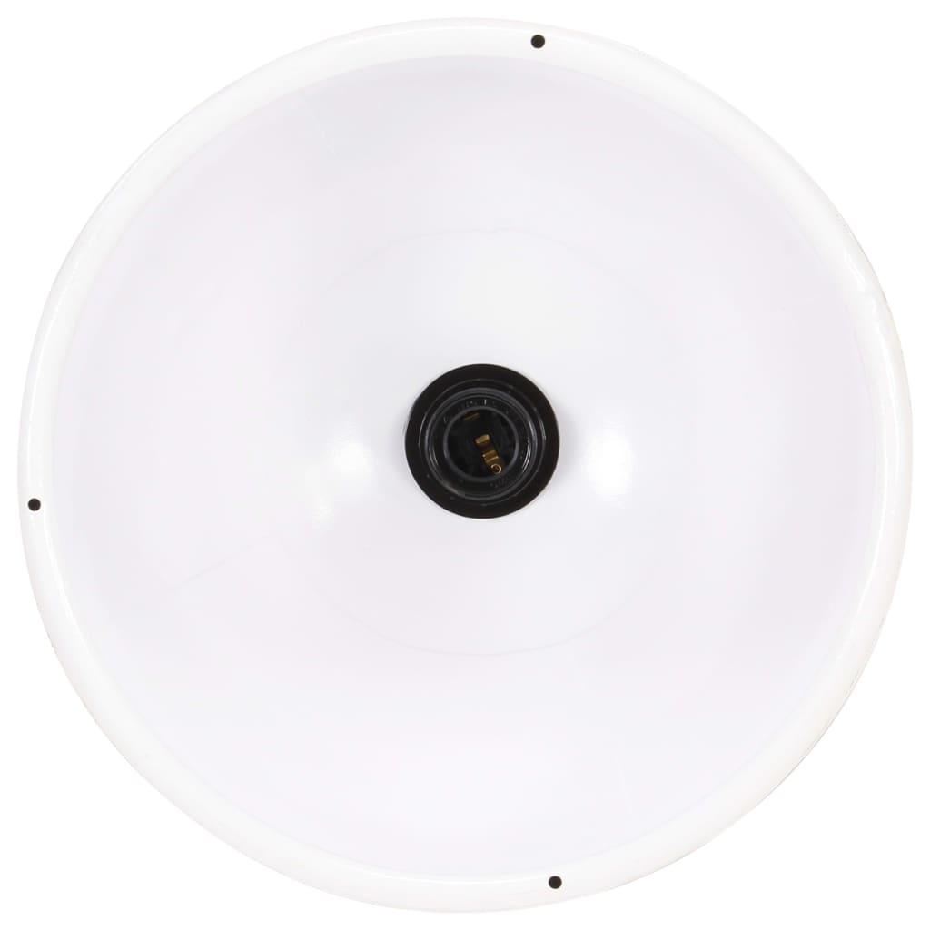industriel hængelampe 25 W rund 30 cm E27 hvid