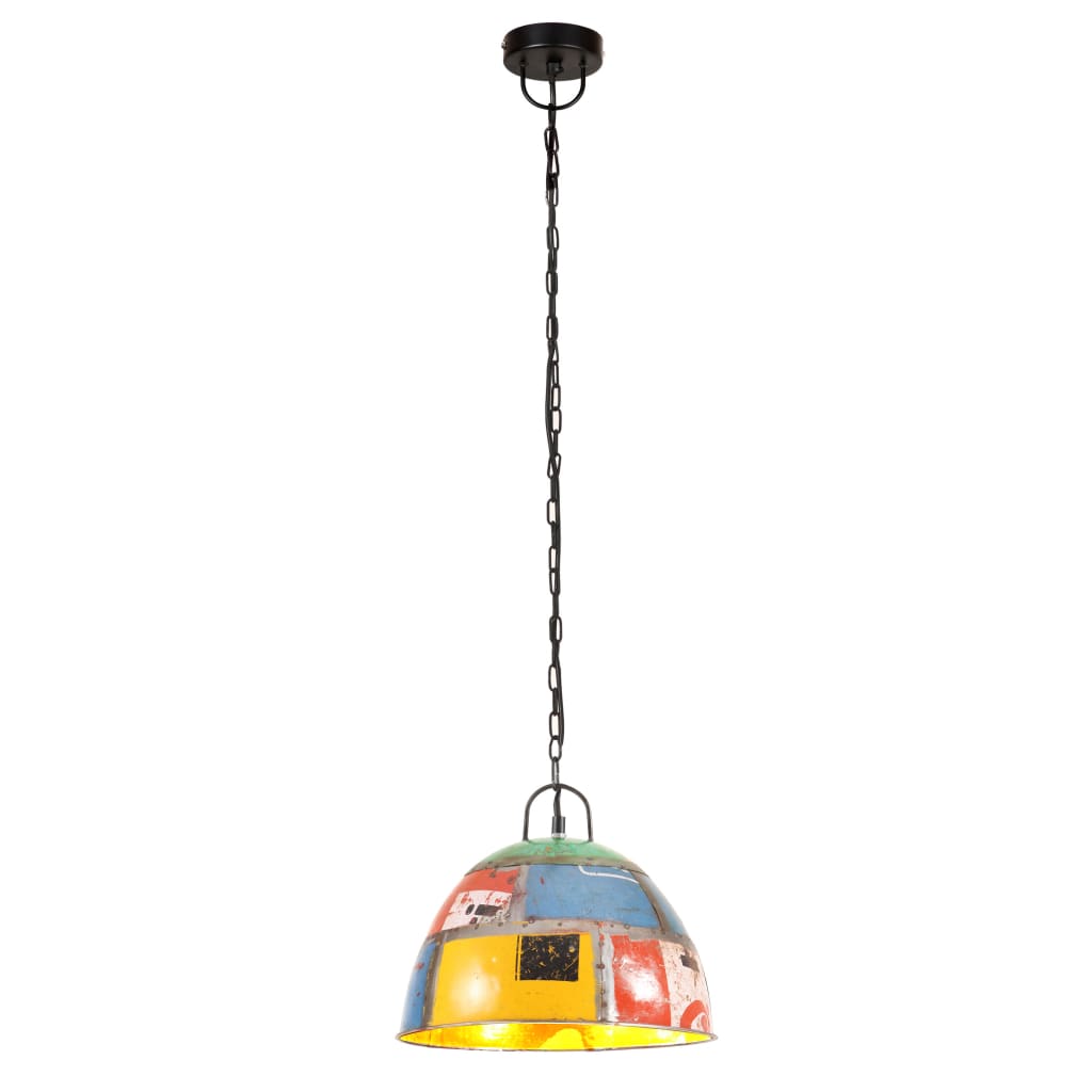 industriel hængelampe 25 W rund 31 cm E27 flerfarvet