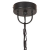 industriel hængelampe 25 W rund 31 cm E27 flerfarvet