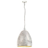 industriel hængelampe 25 W rund 42 cm E27 sølvfarvet